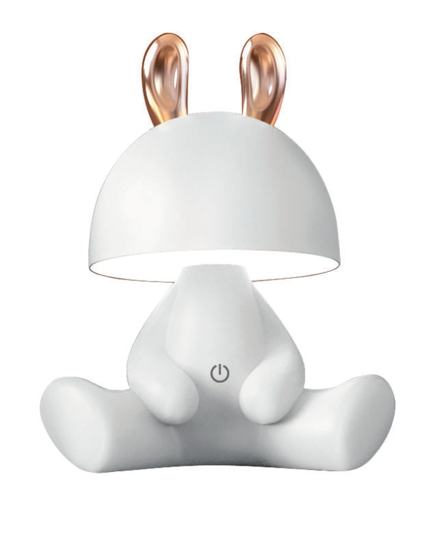 картинка Для детей Настольная лампа ZUMA LINE Bunny KDR-6301-WH