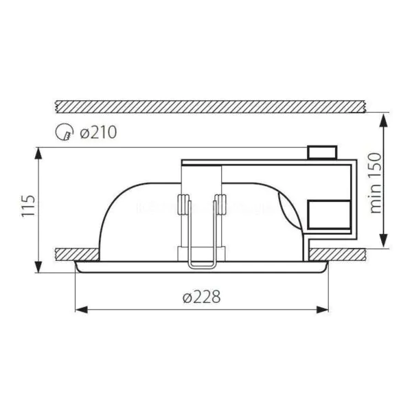 картинка Врезные Врезной светильник Kanlux RALF DL-220-W 4820