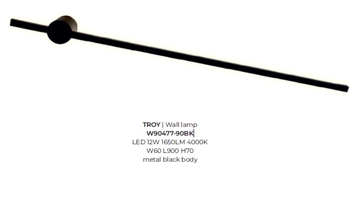 картинка Современные бра Бра ZUMA LINE Troy W90477-90BK