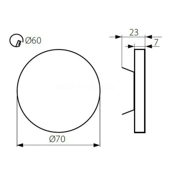 картинка Врезные Врезной светильник Kanlux 23114 LIRIA LED WW