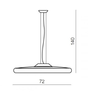 картинка Светодиодные люстры Светодиодная люстра Led Azzardo Snello 72 SNELLO720N AZ1270