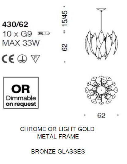 картинка Современные люстры Люстра IDL Paradise 430/62 white