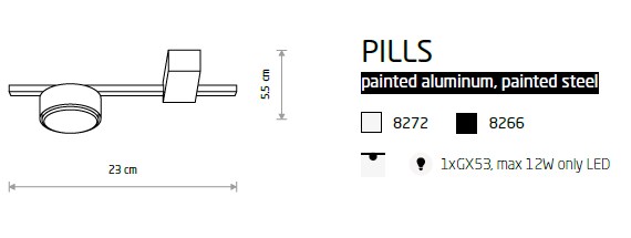 картинка Современные Потолочный светильник Nowodvorski Pills 8266