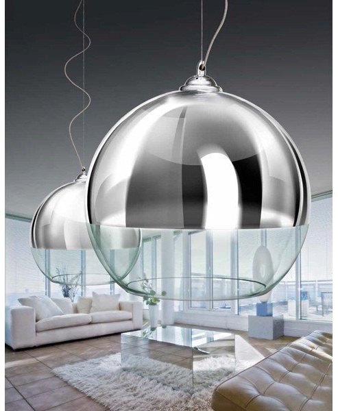 картинка Современные подвесные светильники Подвесной светильник AZZARDO Silver ball AZ4750