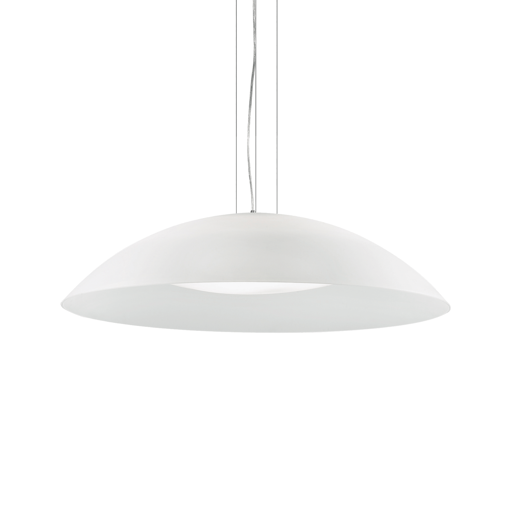 картинка Современные подвесные светильники Подвес Ideal Lux Lena 052786 SP3 D74 Bianco