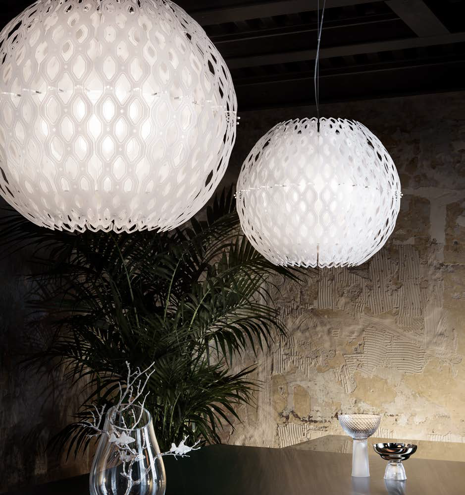 картинка Современные подвесные светильники Подвесной светильник SLAMP Charlotte CHRSM00WHT01TGB000EU