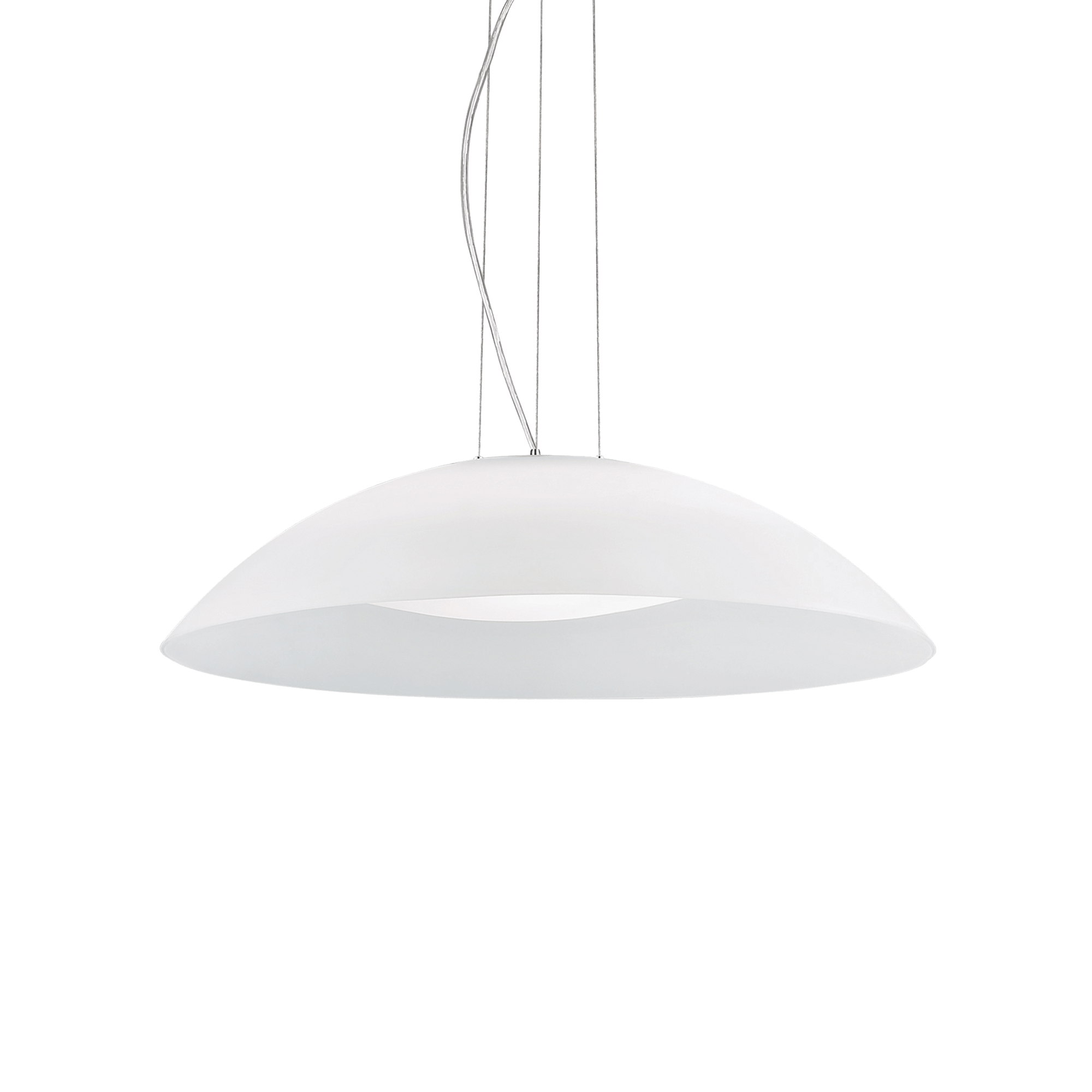 картинка Современные подвесные светильники Подвес Ideal Lux Lena 035727 SP3 D64 Bianco 
