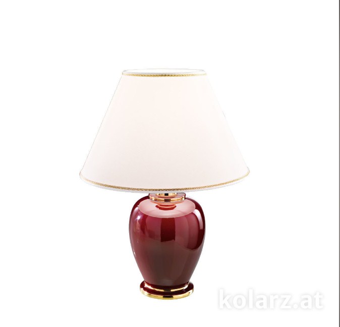 картинка Настольные лампы с абажуром Настольная лампа Kolarz Giardino Bordeaux 0014.73S.7