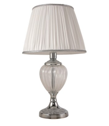 картинка Настольные лампы с абажуром Люстра Crystal Lux ALMA WHITE LG1