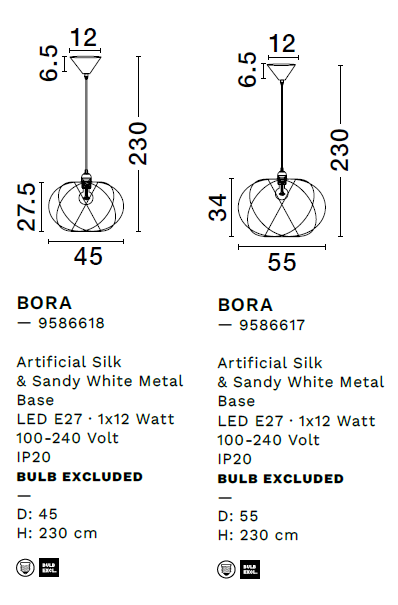 картинка Современные люстры Подвесной светильник NOVA LUCE Bora 9586617