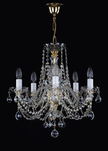 картинка Хрустальные люстры Люстра хрустальная Artglass ANDULA V. SHORT - ARMS 160 BALLS CE