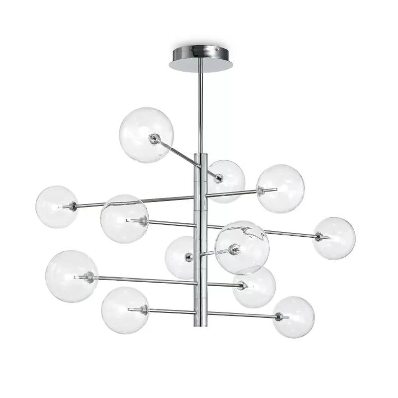 картинка Современные люстры Люстра Ideal Lux Equinoxe 200118 SP12 Cromo