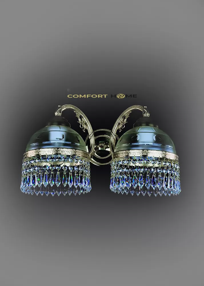 картинка Хрустальные бра Бра хрустальное ArtGlass KARAT II. (POLISHED, BRASS ANTIQUE, WHITE GOLD, MATT BRASS) CE