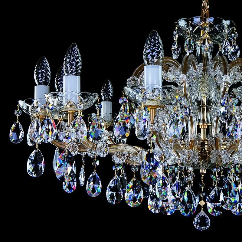картинка Хрустальные люстры Люстра хрустальная Artglass MARIA TEREZIA 24 CE - COLOR