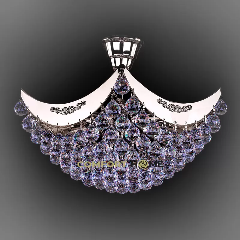 картинка Хрустальные люстры Хрустальная люстра ArtGlass FIONA II. NICKEL CE
