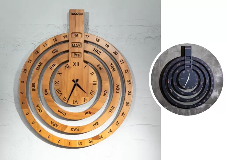 картинка Декор Настенные часы TOGO Times Watch 
