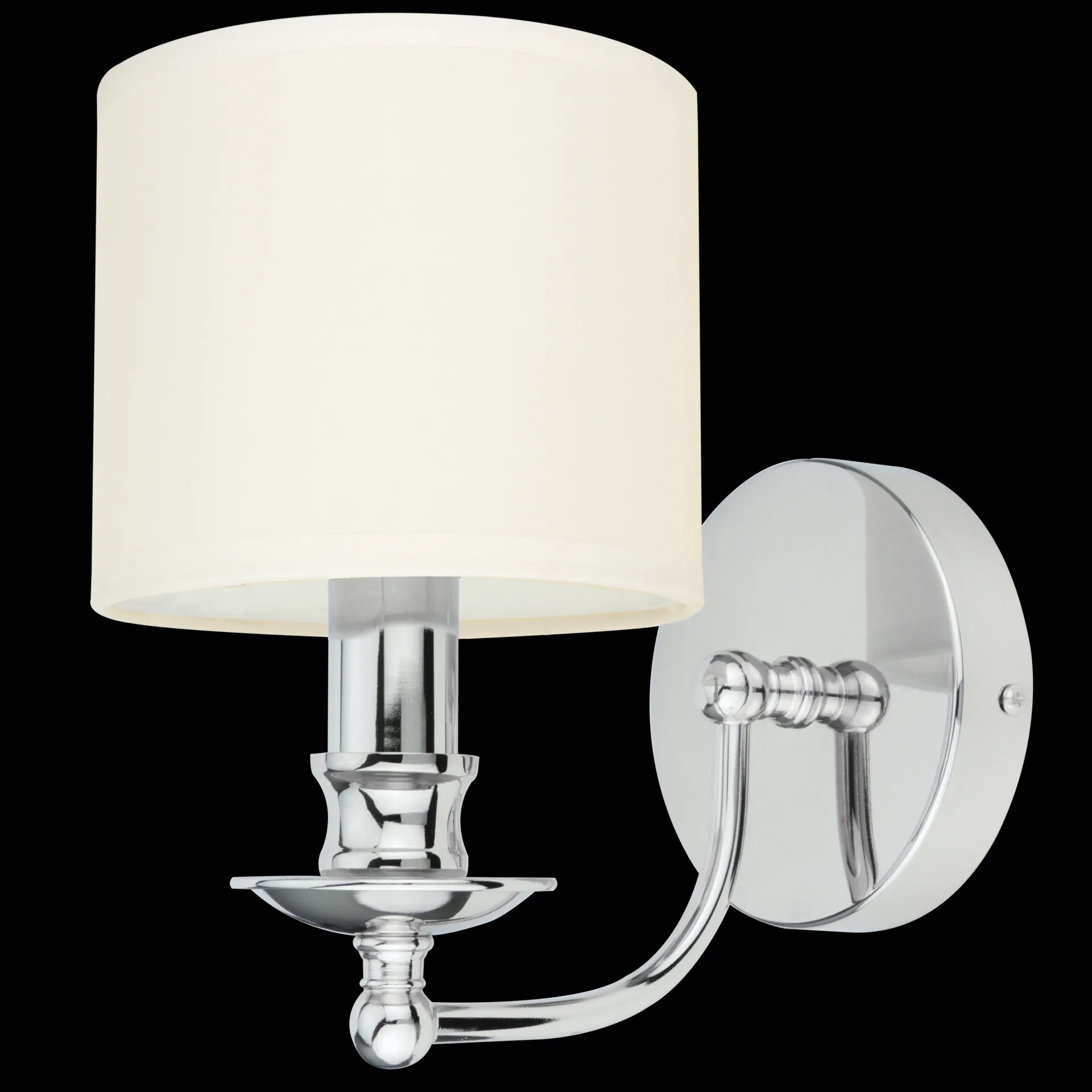 картинка Бра с абажуром Бра CosmoLight Abu Dhabi W01888CH-WH