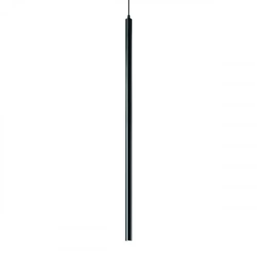 картинка Современные подвесные светильники Подвес Ideal Lux Ultrathin 142913 SP1 D100 Round Nero