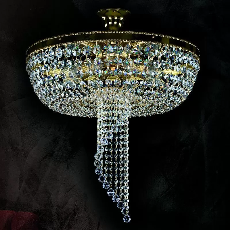 картинка Классические Светильник потолочный хрустальный ArtGlass DOMINGA CE