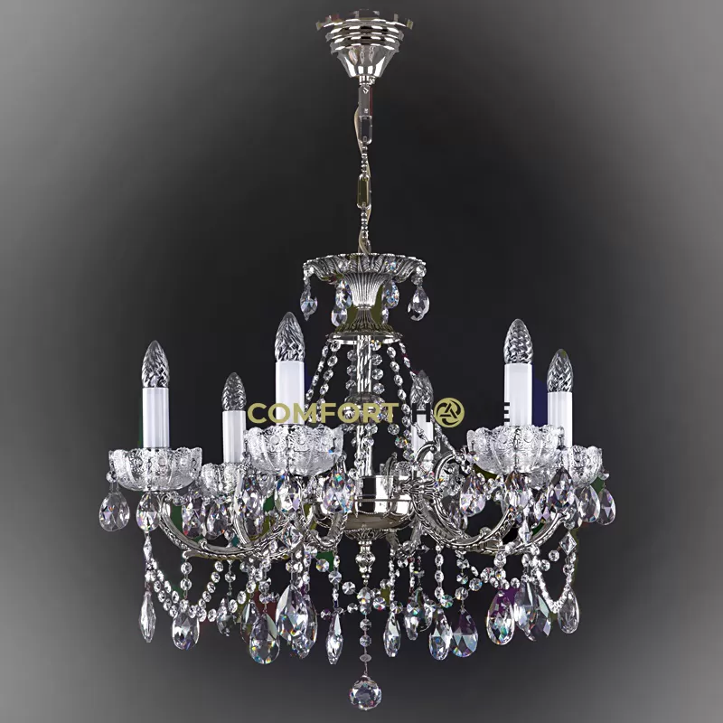 картинка Хрустальные люстры Хрустальная люстра ArtGlass A 0006/06/30 NICKEL CE