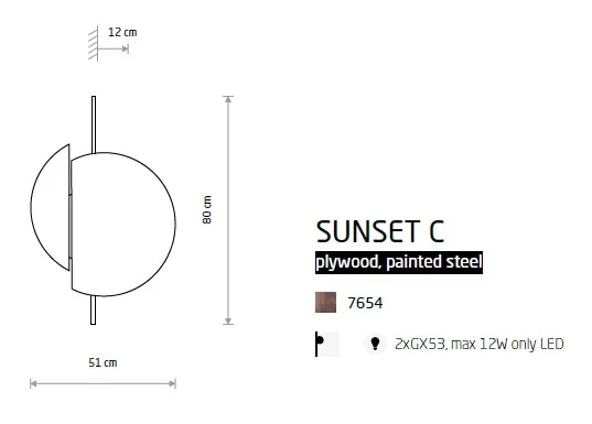 картинка Светодиодные бра Бра Nowodvorski Sunset C 7654