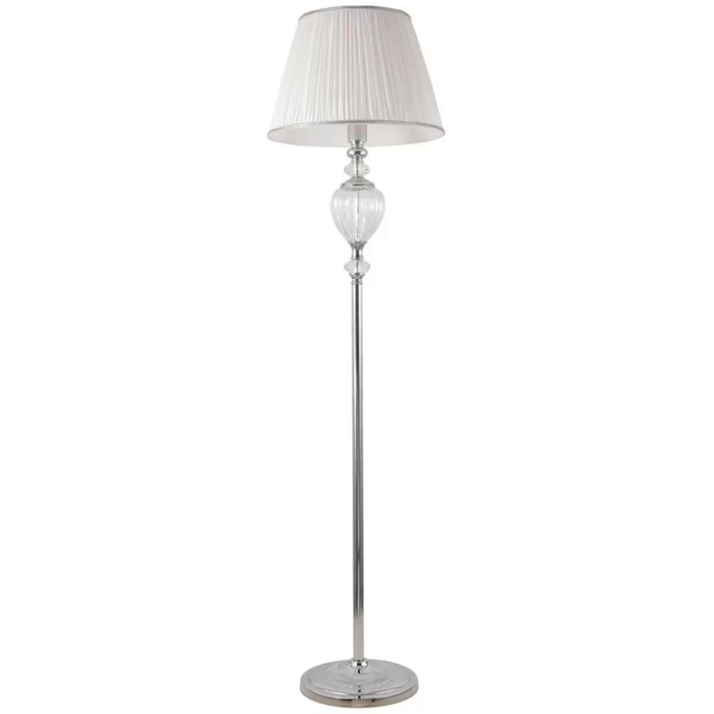 картинка Торшеры с абажуром Торшер Crystal Lux ALMA WHITE PT1