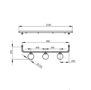 картинка Линейные подвесные светильники Подвес Pikart Tris 23716/1