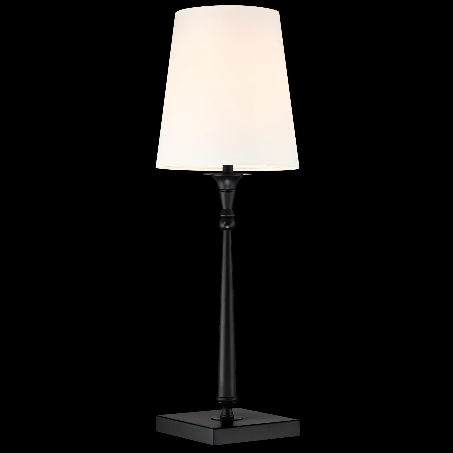 картинка Настольные лампы с абажуром Настольная лампа CosmoLight Austin T01241BK-WH