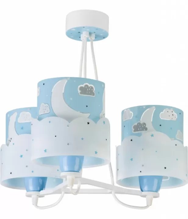 картинка Для детей Детская люстра Dalber MOON BLUE 61237T