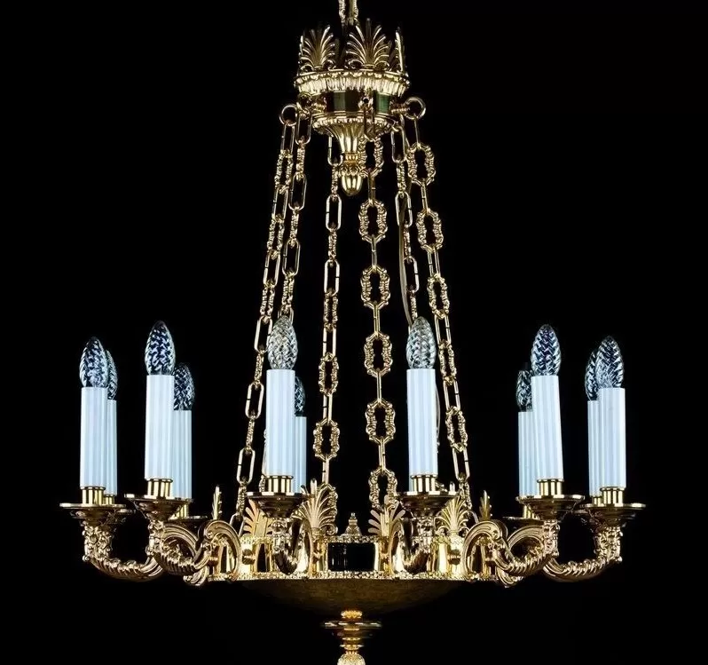 картинка Люстры-свечи Люстра со свечами Artglass EGONA POLISHED