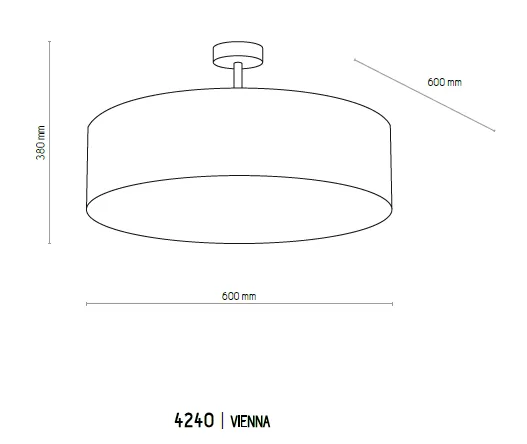 картинка Припотолочные светильники Припотолочная люстра TK Lighting Vienna 4240