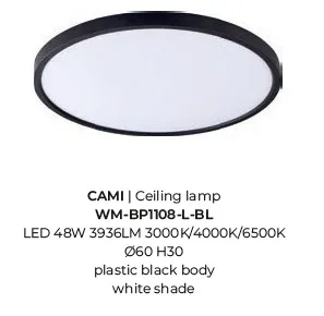 картинка Светодиодные Потолочный светильник ZUMA LINE Cami WM-BP1108-L-BL