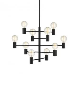 картинка Современные люстры PARIS Люстра Markslojd 10L Black 107187