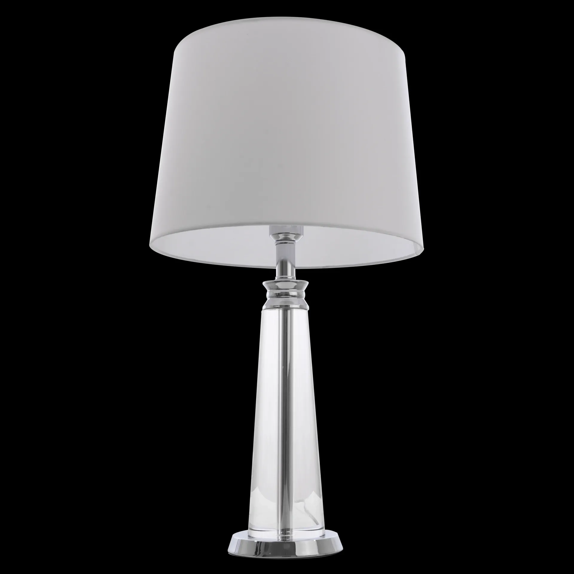 картинка Настольные лампы с абажуром Настольная лампа CosmoLight Charlotte T01332CH-WH