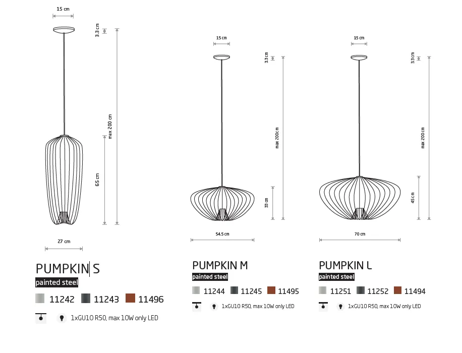 картинка Современные подвесные светильники Подвесной светильник Nowodvorski Pumkin L 11494