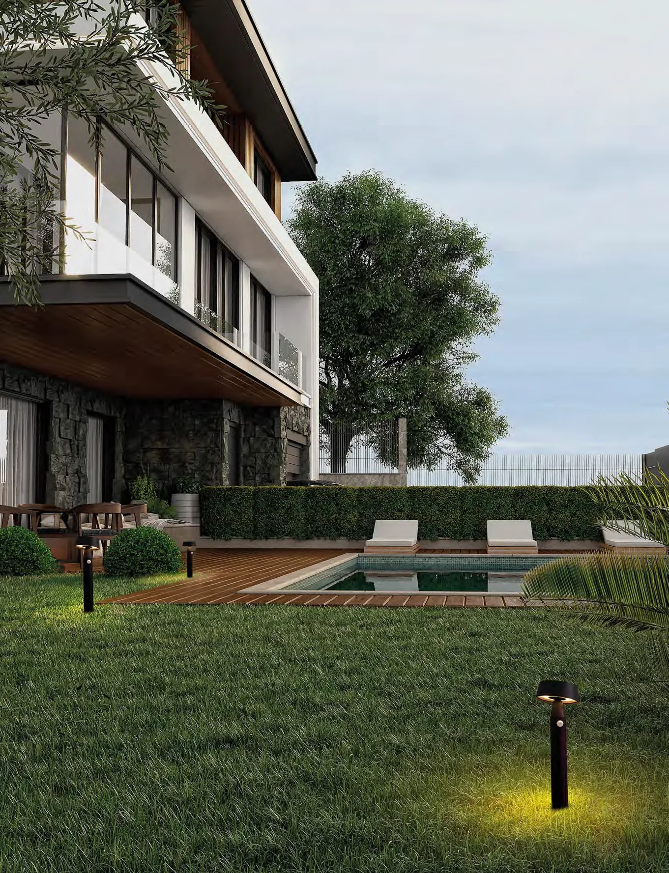картинка Офисные настольные лампы Уличный столбик NOVA LUCE Chiaro 9136462