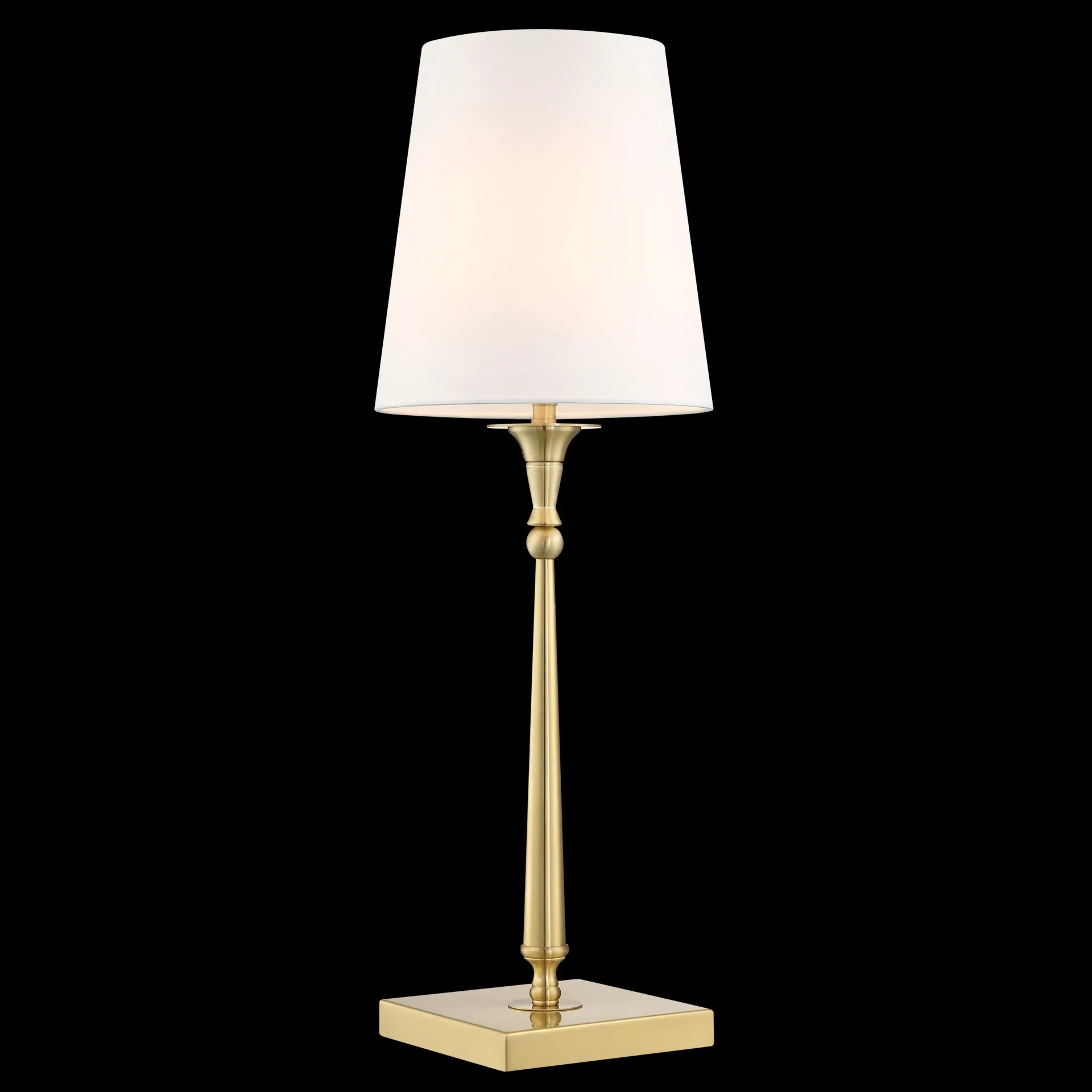 картинка Настольные лампы с абажуром Настольная лампа CosmoLight Austin T01234BR-WH