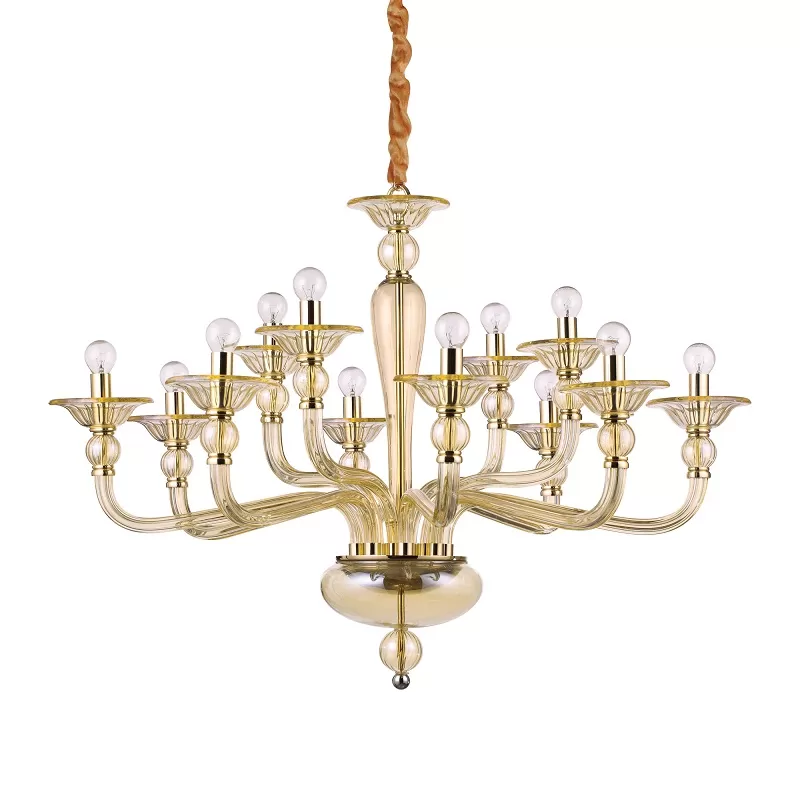 картинка Классические люстры Люстра Ideal Lux Daniela 159973 SP8 Ambra