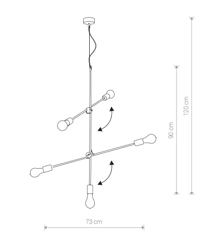 картинка Современные люстры Люстра Nowodvorski Sticks 6270