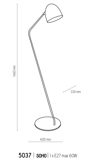 картинка Современные торшеры Торшер TK Lighting Soho 5037