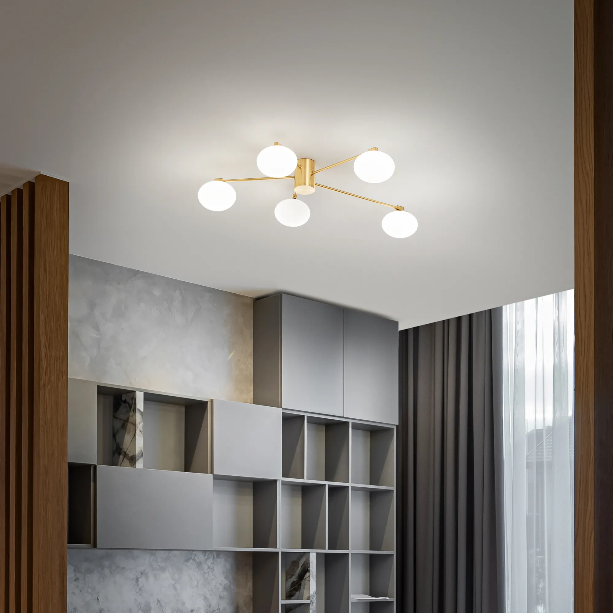 картинка Современные Потолочный светильник IDEAL LUX Hermes 288277