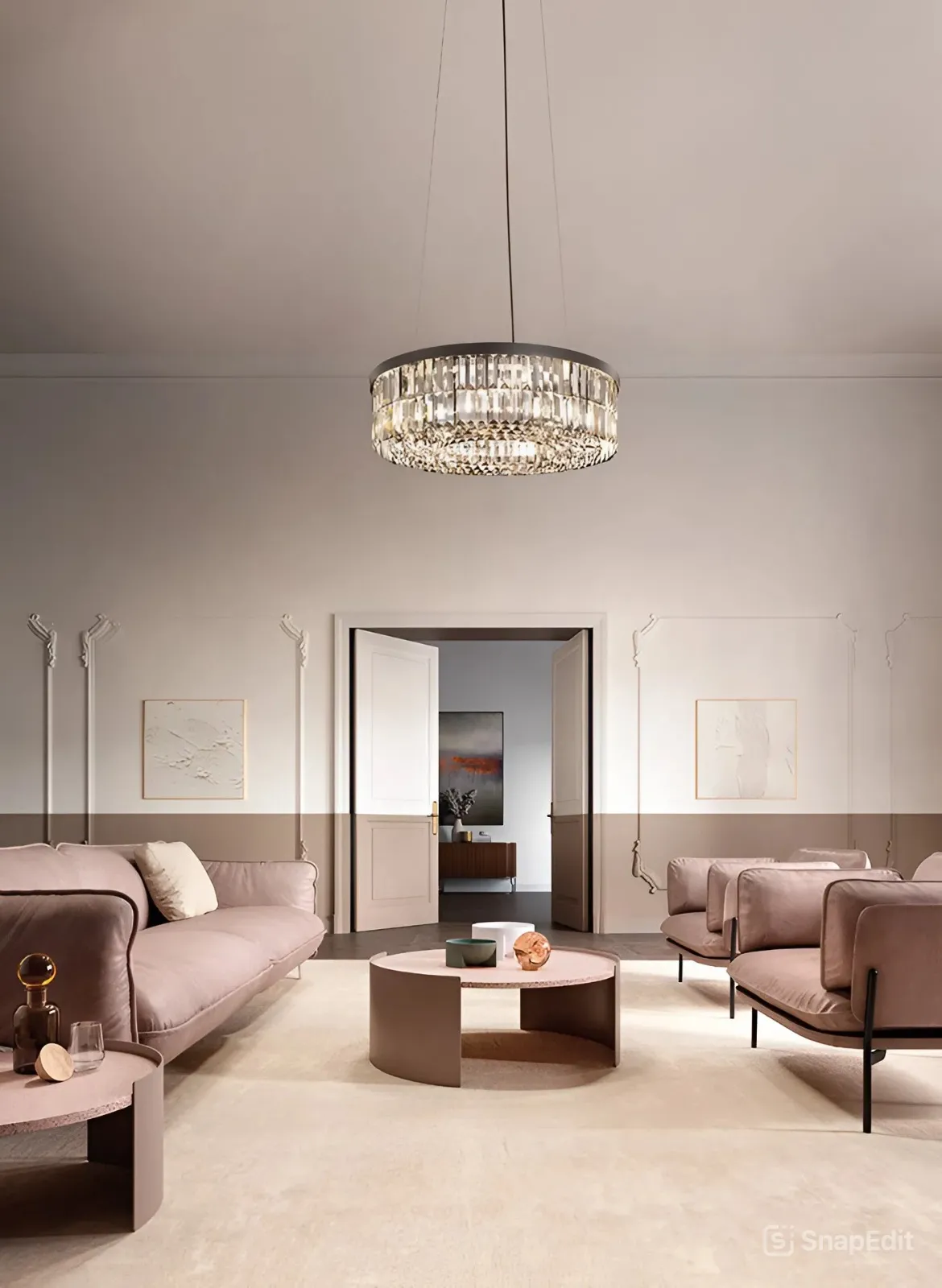 картинка Современные подвесные светильники Подвесной светильник MASIERO Palladio S 10/90/18 RD