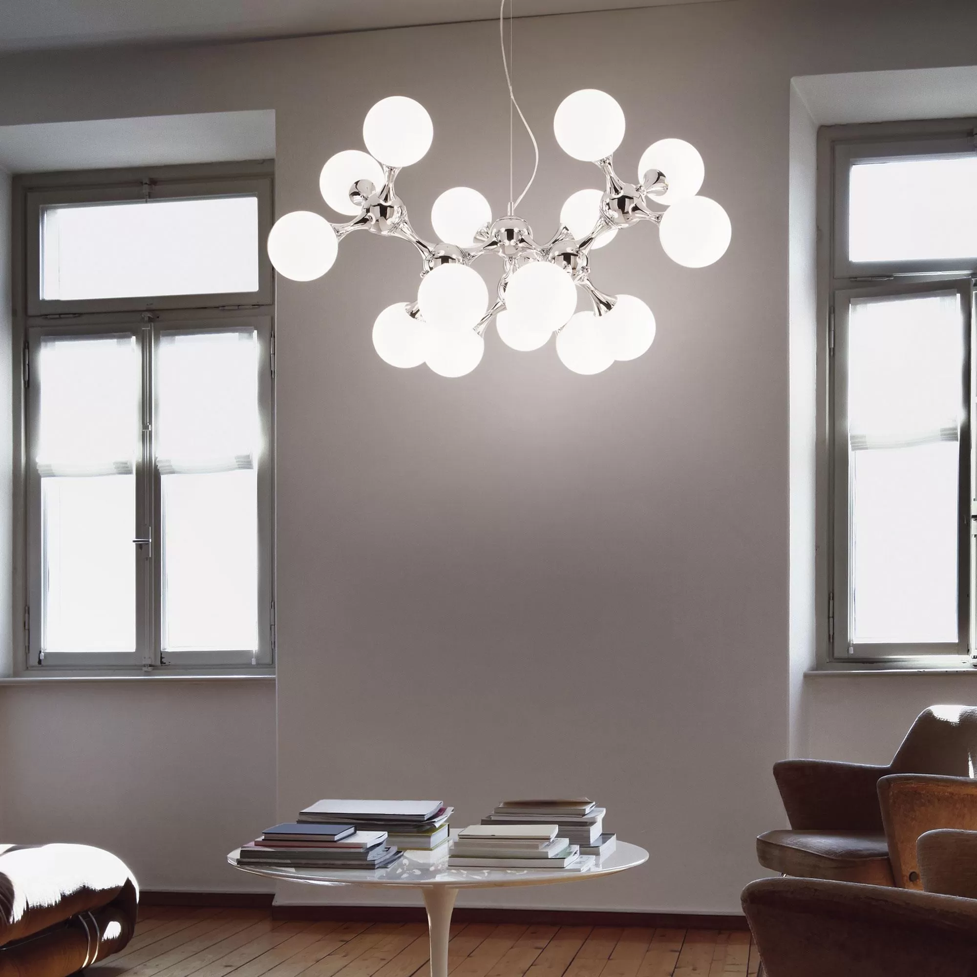 картинка Современные люстры Люстра Ideal Lux Nodi 082073 SP12 Bianco
