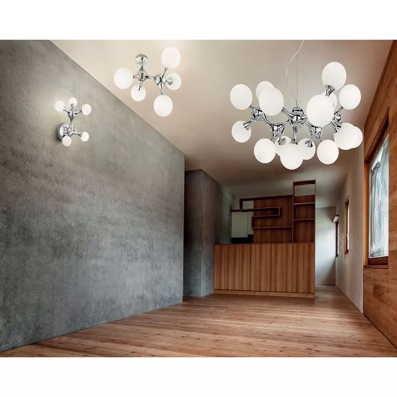 картинка Современные люстры Люстра Ideal Lux Nodi 082073 SP12 Bianco