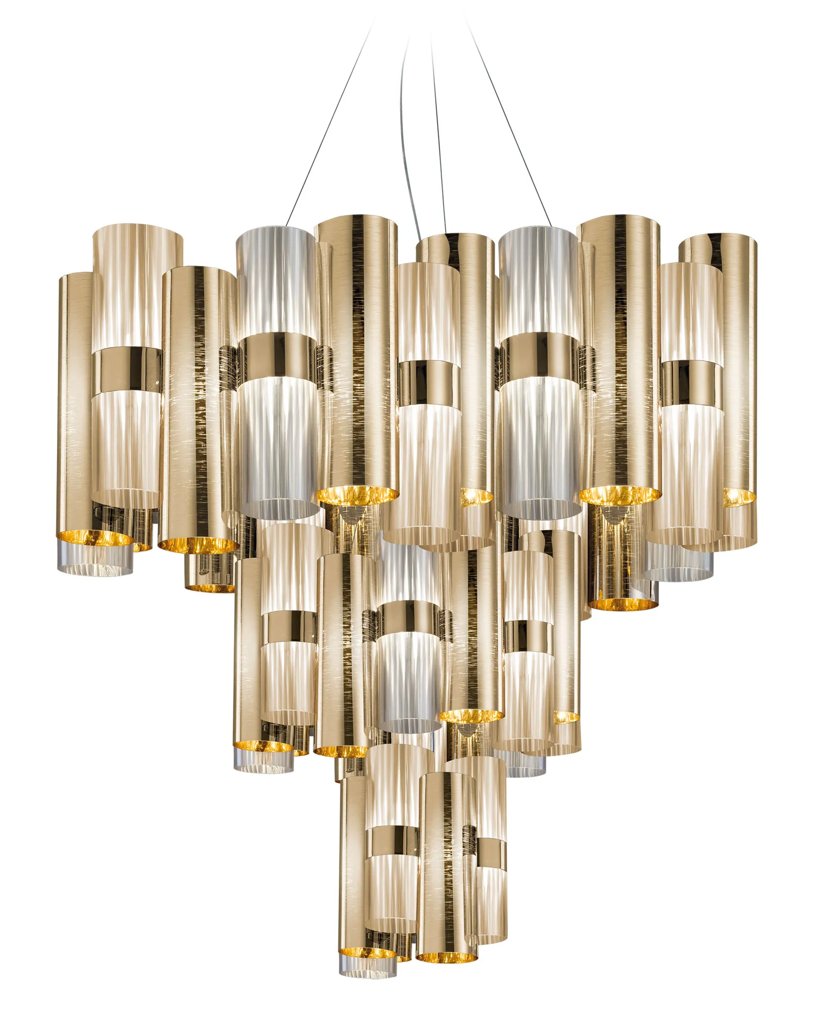 картинка Светодиодные люстры Люстра SLAMP La lollona 4 LALS4XLGLD06T00NMTEU