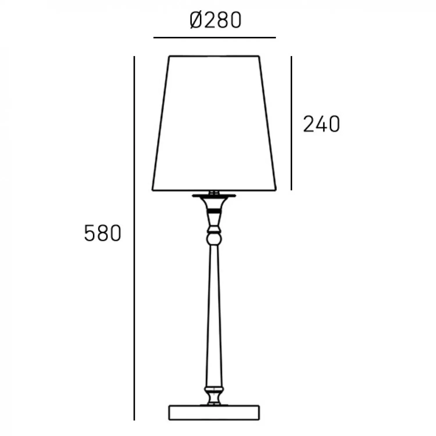 картинка Настольные лампы с абажуром Настольная лампа CosmoLight Austin T01234BR-WH