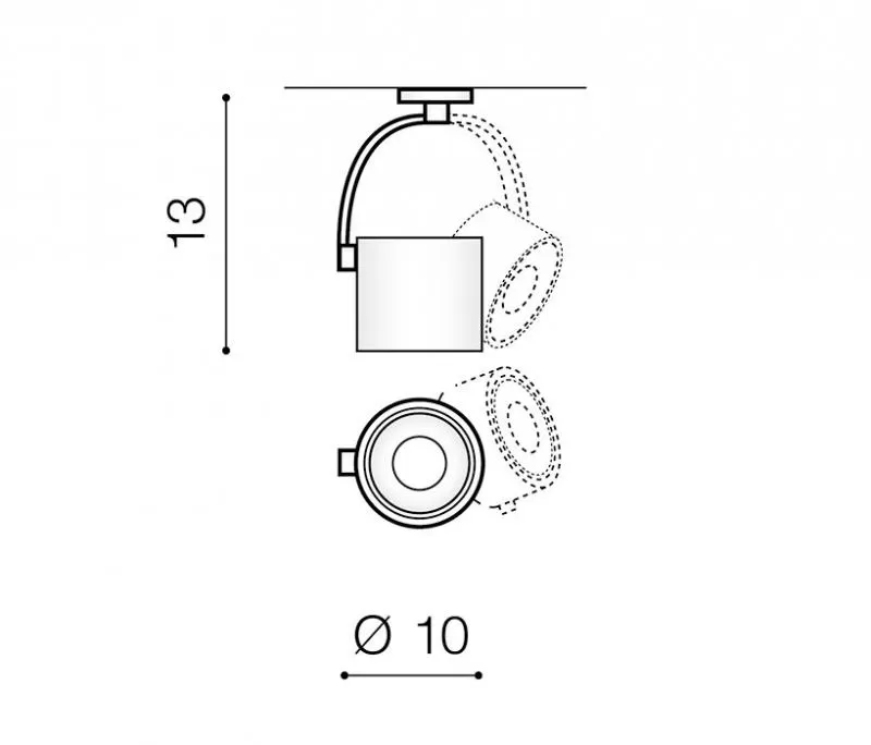 картинка Накладные Точечный светильник Azzardo Bross Arm AZ3499
