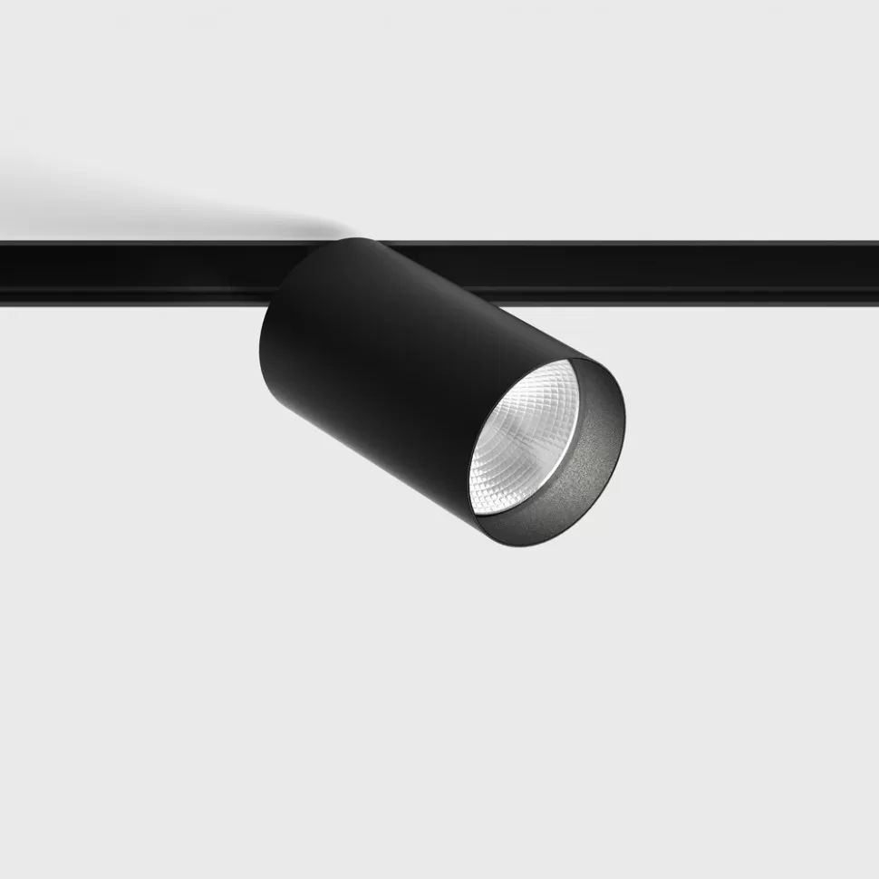картинка Трековые светильники Светильник трековый LTX IN_LINE TUB M A 90, D52mm, H90mm, LED 14W, 4000К, черный (06.0591.14.940.BK)