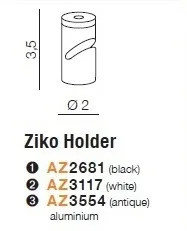 картинка Современные подвесные светильники Комплектующие крепление AZZARDO Ziko AZ2681